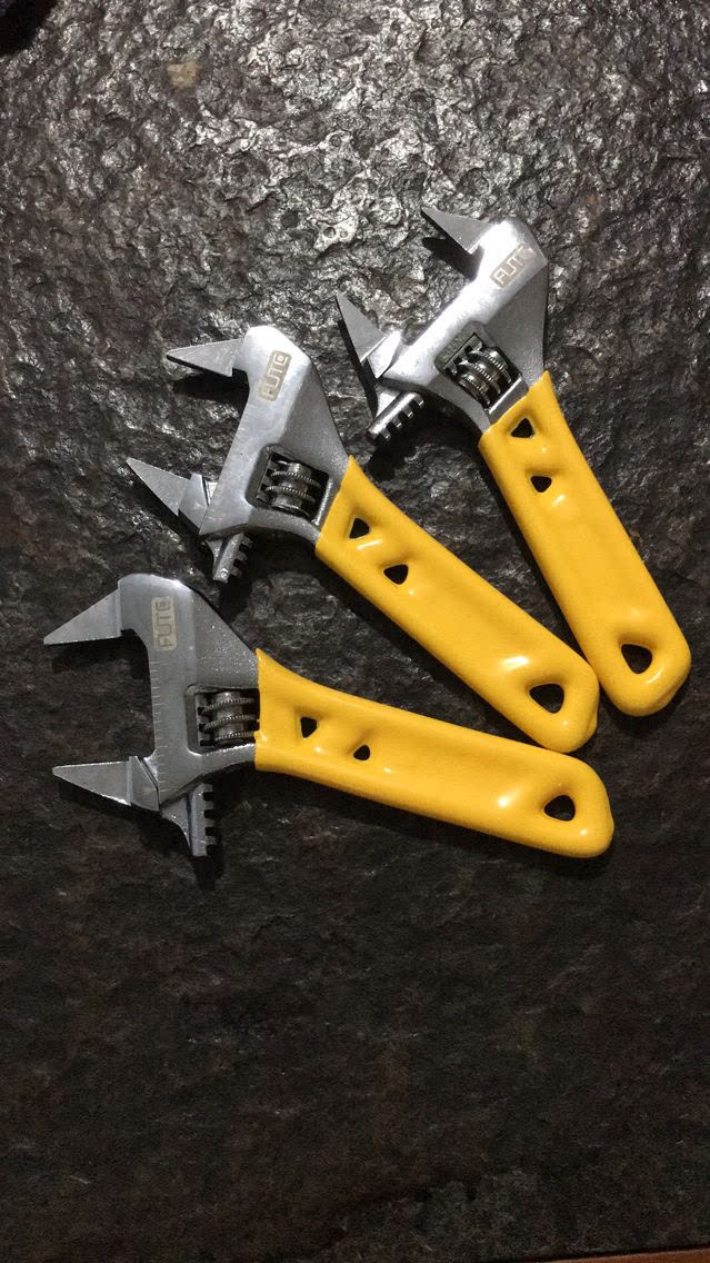 扳手万能扳手小活络扳手活动扳手超大开口短柄超薄活动扳手