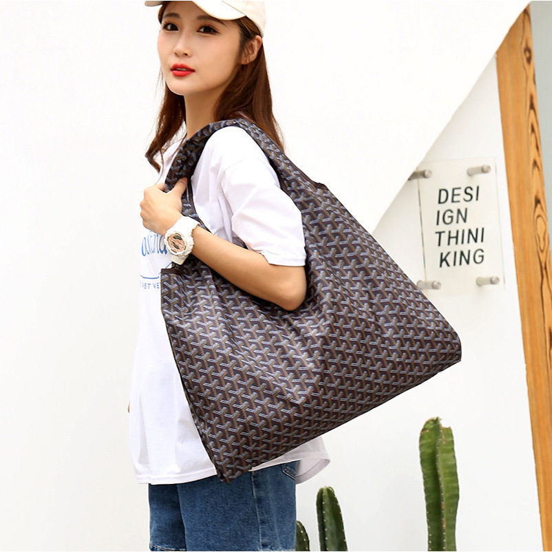 大容量实用旅行女士可折叠超市购物袋环保休闲便捷单肩包大号韩国,淘宝优惠券,粉丝福利购,淘宝优惠卷