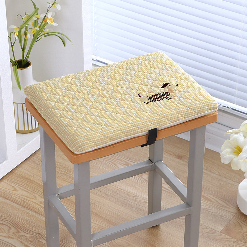 记忆棉椅垫可拆洗双卡扣座垫学生坐垫四季通用屁垫加厚防滑垫新款