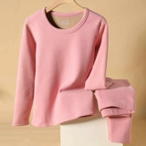 Удерживающее тепло нижнее белье, утепленный флисовый комплект, приятная телу удерживающая тепло утепленный лонгслив, увеличенная толщина