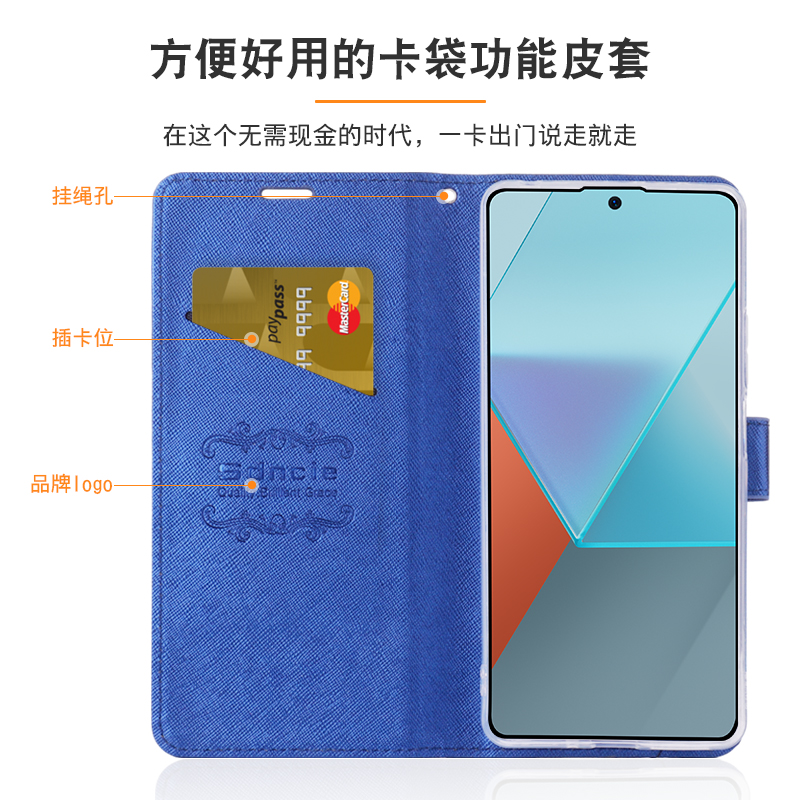 红米12C手机壳新款小米redmi12c全包防摔mi红米13c翻盖皮套22120RN86C保护套red米c12男女硅胶外壳十二透明壳 - 图2