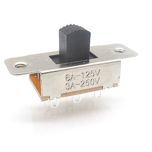 SS-23F19拨动开关3档6脚3A250V 6A125V有耳攻牙无牙车载冰箱开关 - 图0