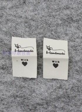 handmade标签纯棉商标童装商标