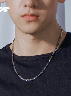 EBYG莫比乌斯项链男潮嘻哈个性素链小众设计毛衣链送男友礼物