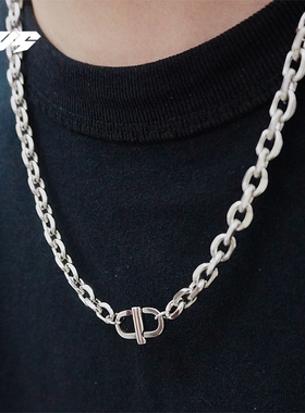 EBYG项链男士素链ins小众设计嘻哈个性毛衣链冷淡风送男友礼物