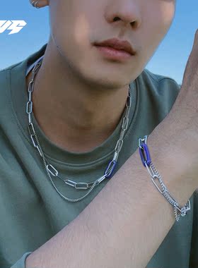 EBYG新款手链ins小众设计拼接链条手饰礼物