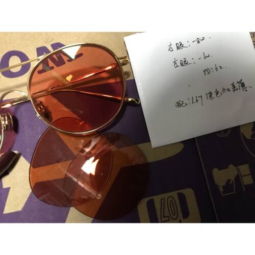 定做1.56/1.61/1.67高度数近视太阳镜反光偏光炫彩膜 墨镜镜片 - 图3