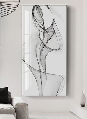 现代简约抽象玄关客厅装饰画