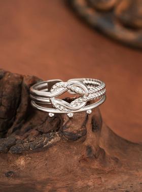 艾芙乐s925纯银简约镂空蜻蜓