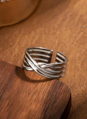 网红不锈钢可调男女戒指