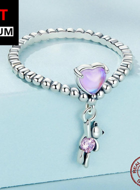 艾芙乐原创热卖饰品纯银s925小熊