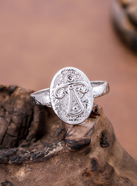 欧美高级感钛钢十字架戒指