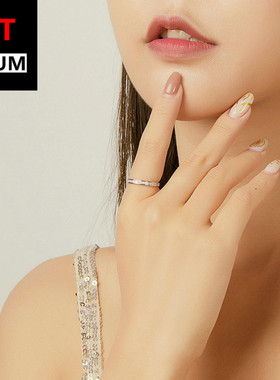 跨境外贸饰品时尚简约戒指纯银