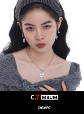 雪落项链女轻奢小众高级锁骨链原