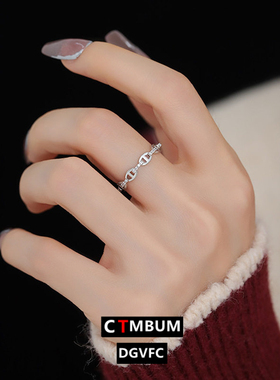 轻奢精致高级感开口可调食指戒独