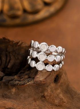 ins风轻奢不锈钢女士戒指