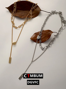 原创设计几何项链女轻奢简约百搭