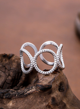 法式复古镂空戒指2462