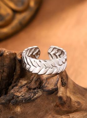 艾芙乐原创渐变绿色玻璃碧玺戒指