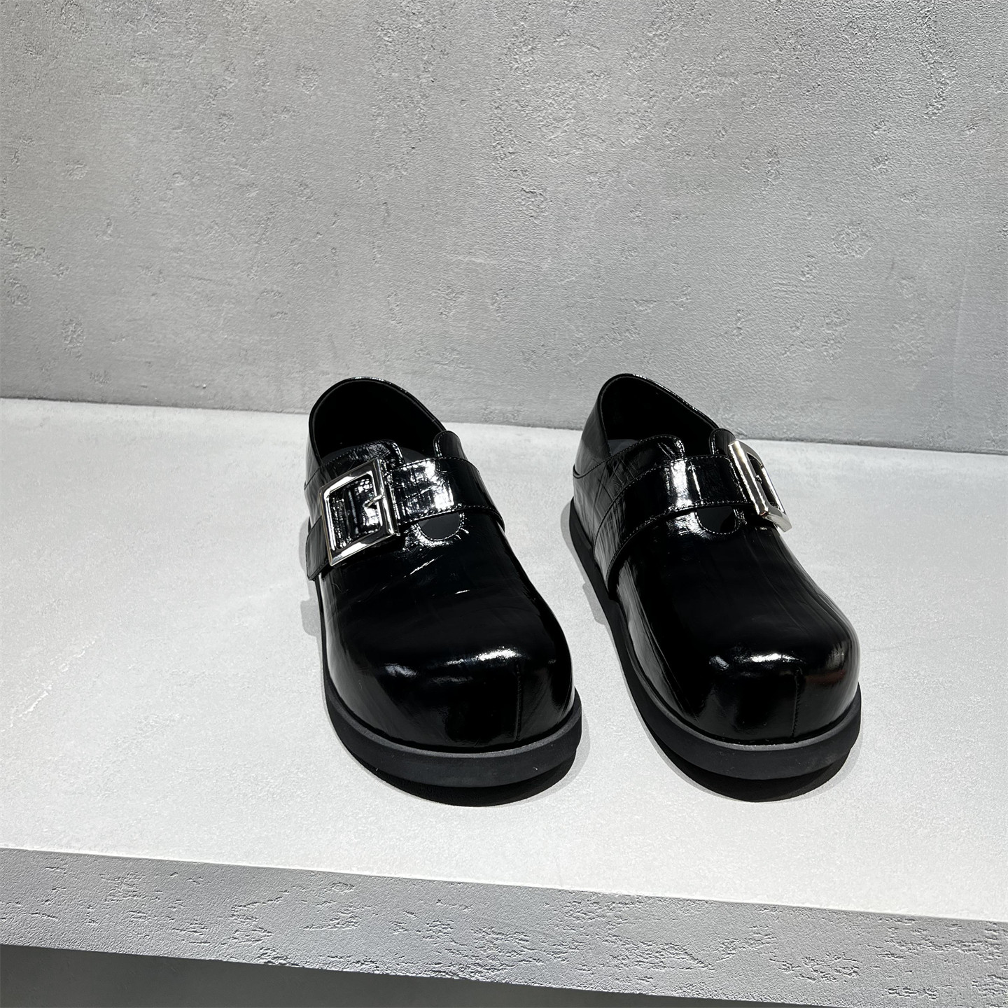 欧洲站女鞋2026春新款欧货真皮扣带厚底增高英伦风乐福鞋玛丽珍鞋,淘宝优惠券,粉丝福利购,淘宝优惠卷