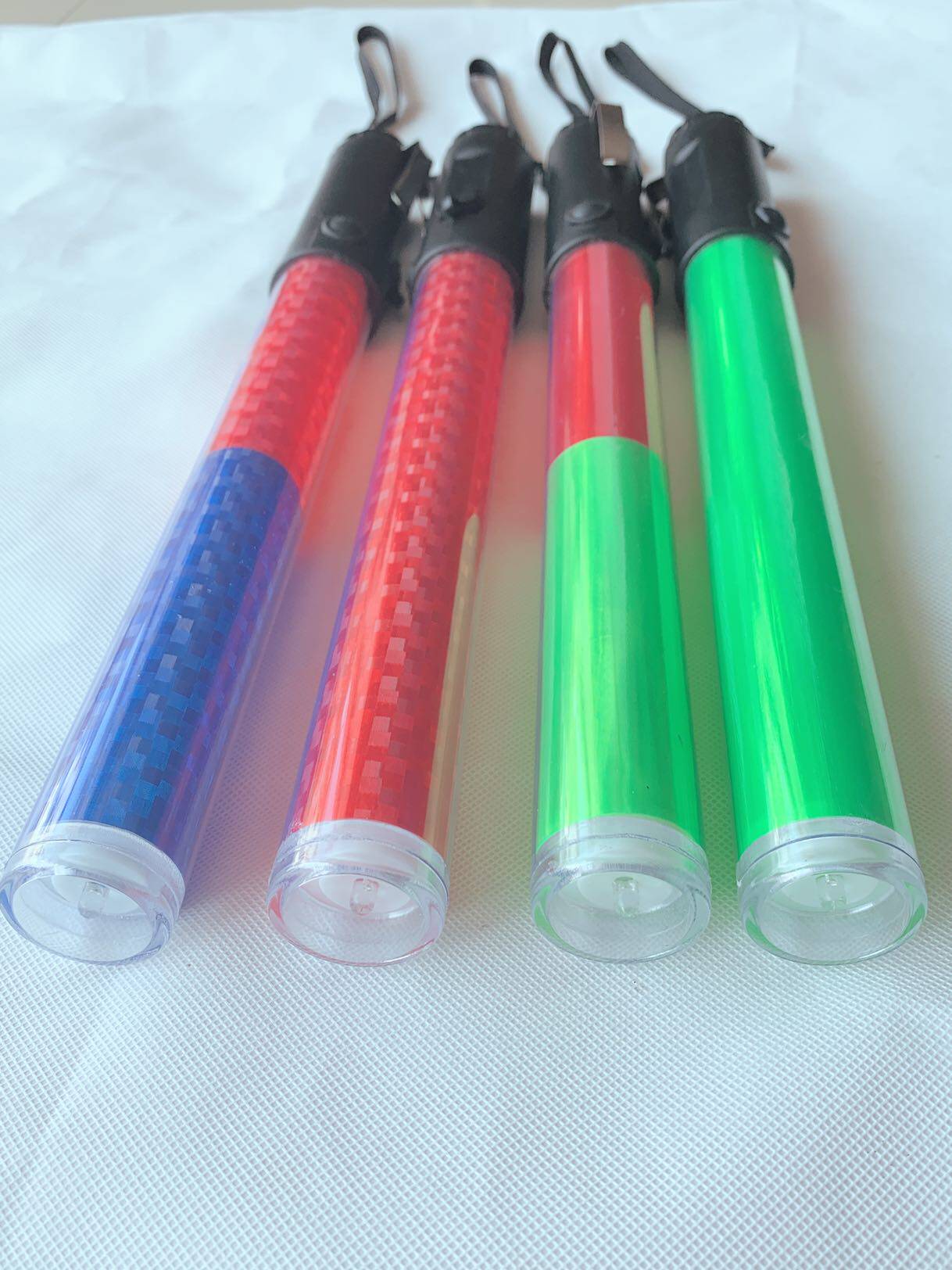 36cm充电交通指挥棒led闪光棒战术荧光棒户外夜光照明信号救生棒_虎窝淘