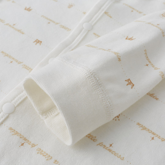 Kangle baby baby jumpsuit autumn and winter bottoming pure cotton newborn clothes full month baby pajamas and romper