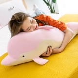 Плюшевая игрушка, большая подушка для сна, детская кукла девочка, популярно в интернете, дельфин