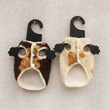 Зима домашних животных с бархатным жилетом собачья собака супер маленькая