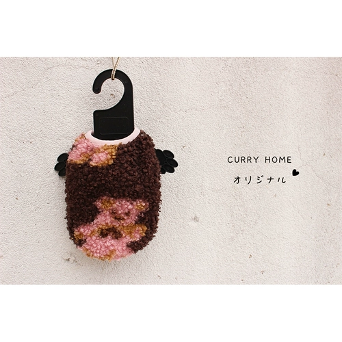 Зима домашних животных с бархатным жилетом собачья собака супер маленькая