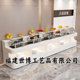 High-end hotel buffet breakfast Buffett School Hosting Canteen Separate Dining Table Restaurant Buffett Table with corner