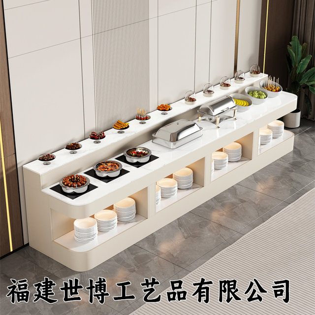 Hotel buffet breakfast table restaurant canteen buffet stove bed and breakfast hotel hosting foot bath light food buffet table