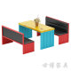 Sofa booth bar European style container dining table