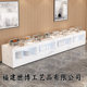 High-end hotel breakfast table Buffy Terrace restaurant school unit canteen wall-mounted single-sided buffet table dish placement