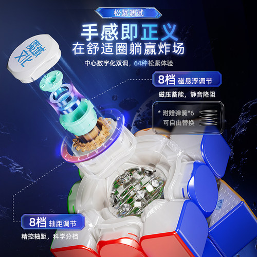 魔域超级威龙V2AI王艺衡破纪录同款魔方玩具三阶益智磁力比赛专用 - 图2