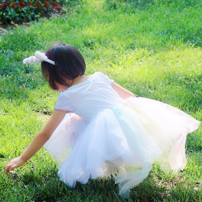 儿童表演服独角兽公主裙蓬蓬裙多层网纱公主裙万圣节装扮,淘宝优惠券,粉丝福利购,淘宝优惠卷