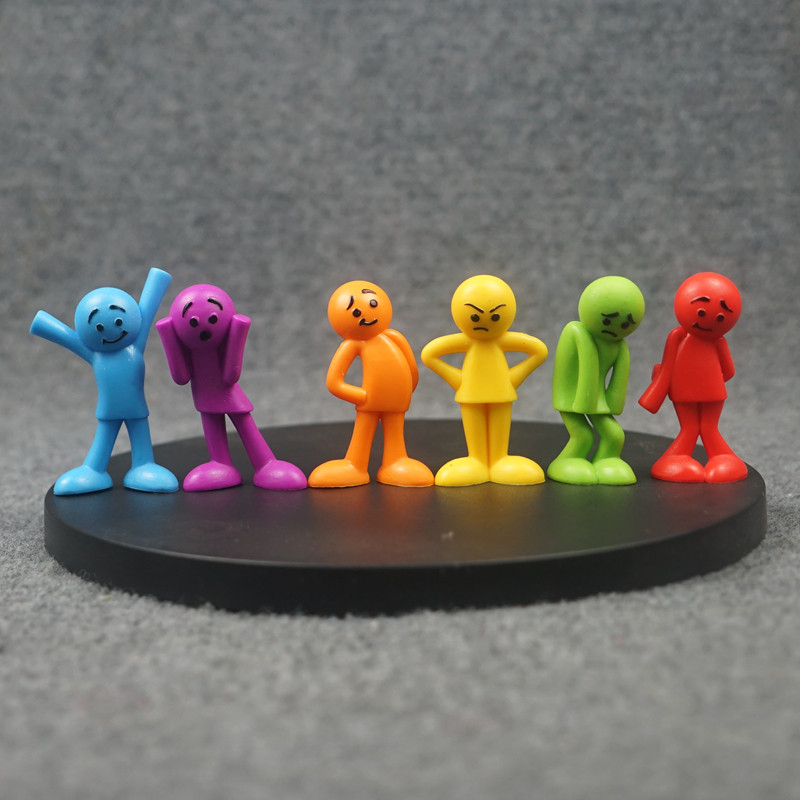 外单散货火柴人表情人偶模玩摆件儿童认知彩色小人,淘宝优惠券,粉丝福利购,淘宝优惠卷