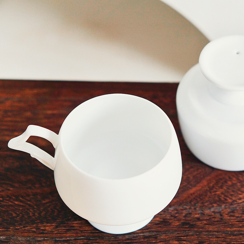 中古风高足咖啡杯欧式骨瓷下午茶杯陶瓷红茶杯高脚杯鸡尾酒杯水杯 - 图0