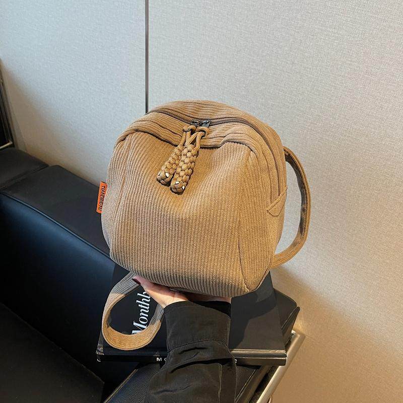 灯芯绒包包女包2025新款春夏纯色小包包单肩斜挎包贝壳包休闲背包,淘宝优惠券,粉丝福利购,淘宝优惠卷