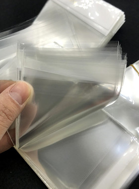 高清加厚烫金不干胶透明袋饰品
