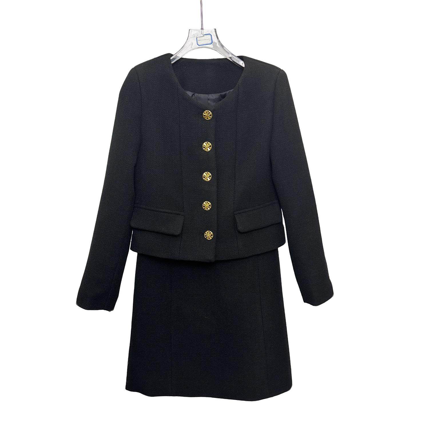 新款时尚名媛羊毛套装裙女小香风短外套连衣裙两件套,淘宝优惠券,粉丝福利购,淘宝优惠卷