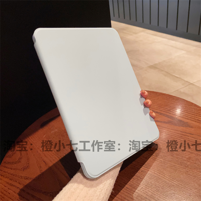 360度旋转亚克力笔槽适用苹果iPad9/8/7保护套十代10.9寸2022新款10.2寸防弯pro11/12.9软边air543硬壳mini6 - 图1