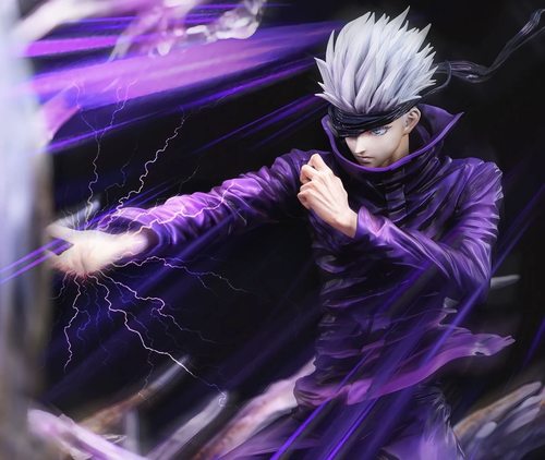 瘾君子 幻想屋 咒术回战 五条悟 虚花茈 限量GK手办模型雕像玩具 - 图0