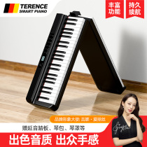 Terrence Foldable Electric Piano Professional 88 Keyboard Portable Beginners special electronic piano for preschool teachers