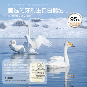 博洋家纺婴儿被子羽绒被95白鹅绒冬被芯宝宝儿童幼儿园保暖春秋被