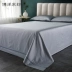 Boyang Home Dệt 100 Satin Satin Tấm bông dài chủ yếu Một mảnh khỏa thân Ngủ rắn Màu Cotton Cotton đơn giản - Khăn trải giường