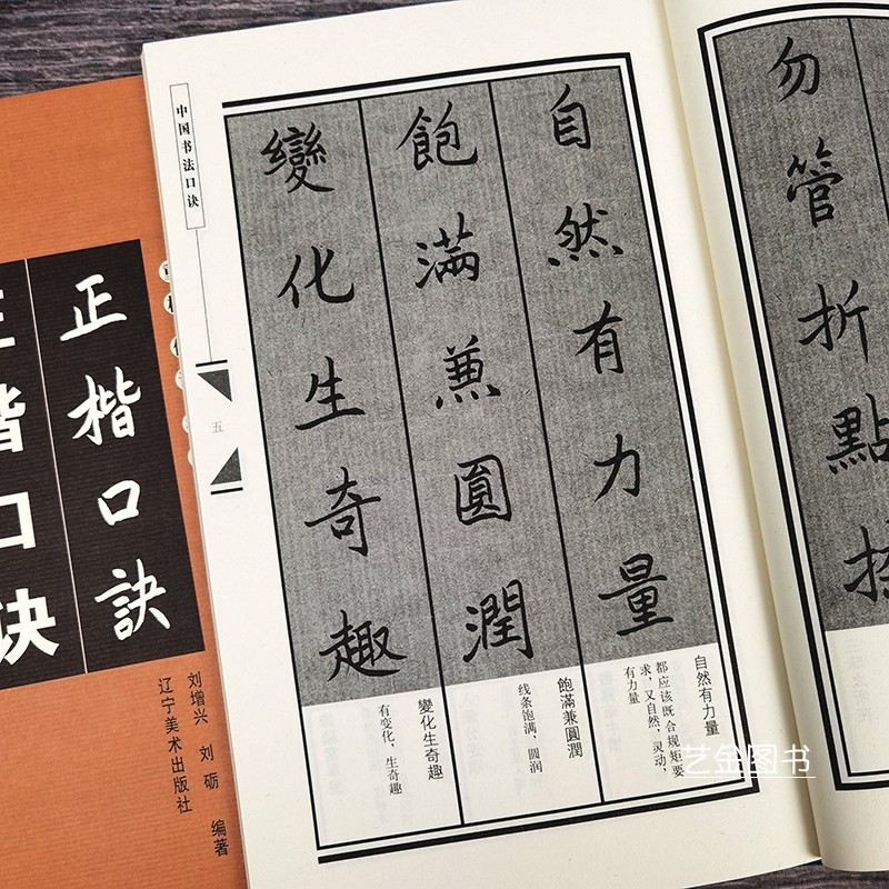 4本装 中国书法口诀 正楷口诀+隶书口诀+魏碑口诀+简帛口诀 刘增兴编毛笔楷书写法隶书写发魏碑楷书毛笔临摹字帖竹简帛书字帖 - 图0