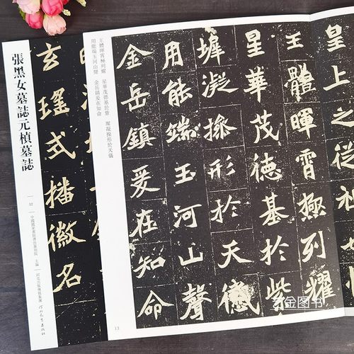张黑女墓志元桢墓志传世经典书法碑帖32魏碑楷书字帖张玄墓志铭原拓本