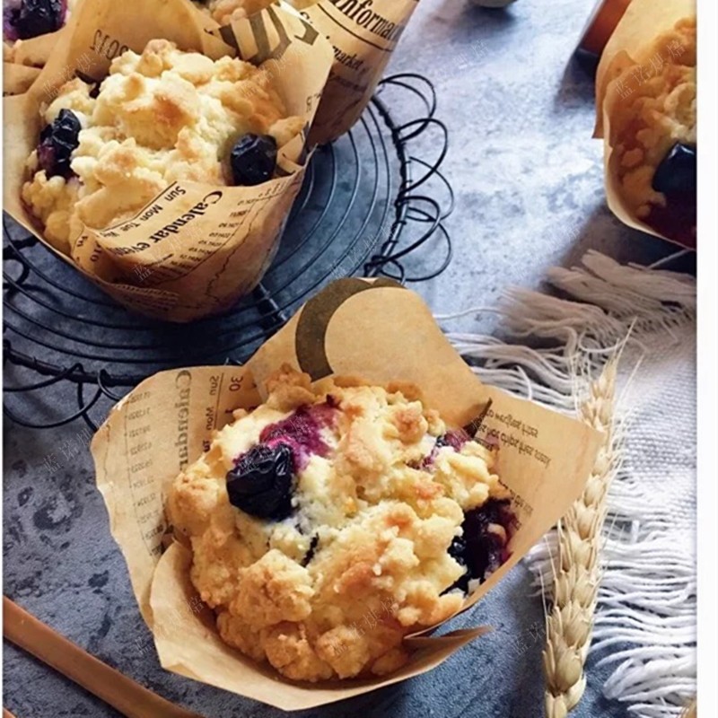 烘焙纸杯麦芬纸杯马芬杯子蛋糕纸杯CUPCAKE耐烤杯面包防油纸托-图2