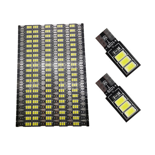 12V24V汽车货车LED示宽灯仪表灯汽车指示灯阅读灯七彩T10插泡 - 图2