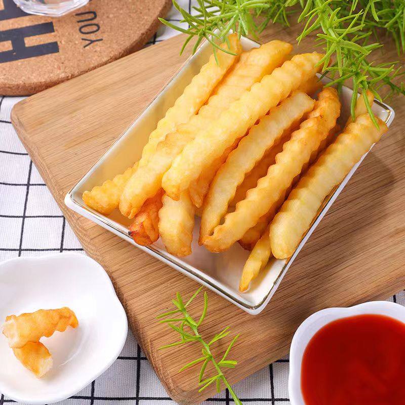 麦肯波浪薯条曲细螺纹冷冻薯条半成品油炸小吃西餐家庭装商用2kg,淘宝优惠券,粉丝福利购,淘宝优惠卷